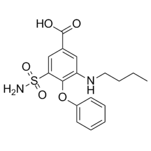 Bumetanide                                            DEA controlled substance 28395-03-1